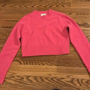 hot pink sweater